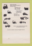 Matchbook Cover Boyce Caterpillar Tractors Morgan City New Orleans LA 40 Strike