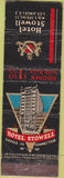 Matchbook Cover - Hotel Stowell Los Angeles CA CREASES WORN
