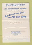 Matchbook Cover - WTNN Radio Millington TN 40 Strike