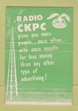 Matchbook Cover - CKPC Radio 1380 Brantford ON 40 Strike