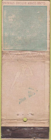Matchbook Cover - Girlie Pinup POOR The Association Madison NY