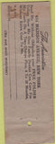 Matchbook Cover - Girlie Pinup POOR The Association Madison NY
