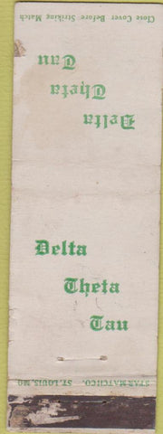 Matchbook Cover - Delta Cheta Tau Star WORN