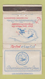Matchbook Cover - Provincetown Inn MA WEAR 36 Strike
