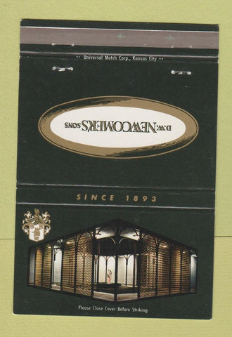 Matchbook Cover - DW Newcomer's Sons 40 Strike