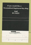Matchbook Cover - DW Newcomer's Sons 40 Strike