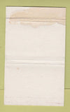 Matchbook Cover - Cassa Di Risparmio Di Verona Vincenza Belluno WEAR 40 Strike