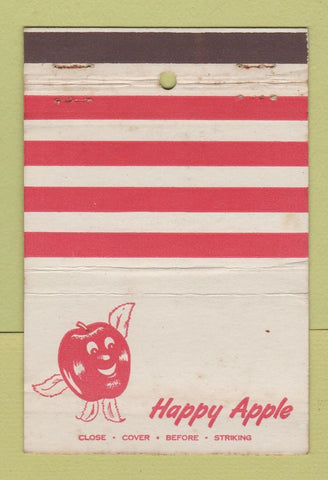 Matchbook Cover - Happy Apple New York City 40 Strike