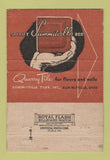 Matchbook Cover - Summitville Tiles Summitville OH 40 Strike
