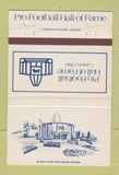Matchbook Cover - Pro Football Hall of Fame Canton OH 40 Strike