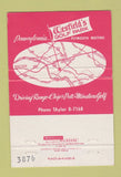 Matchbook Cover Wesfield's Golf Park Driving Range Plymouth Meeting PA 40 Strike