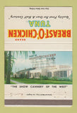Matchbook Cover - Breat O Chicken Tuna San Diego CA 40 Strike