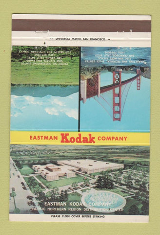Matchbook Cover - Eastman Kodak San Ramon Francisco CA 40 Strike