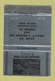 Matchbook Cover - Model Village Southport Railroad England 40 Strike