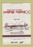 Matchbook Cover - Strike Market Bowling Billiards Lee's Summit MO 40 Strike