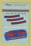 Matchbook Cover - Rodger Young Auditorium Los Angeles CA 40 Strike