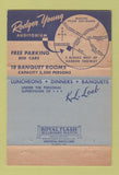Matchbook Cover - Rodger Young Auditorium Los Angeles CA 40 Strike