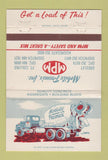 Matchbook Cover - Mobile Premix Concrete Greeley Fort Collins Colorado 40 Strike