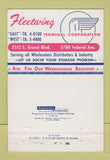 Matchbook Cover - Fleetwing Terminal Trucking Warehouse Detroit? 40 Strike