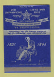 Matchbook Cover - Wilkes Barre PA 1957 Allied Orders Encampment  40 Strike
