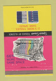Matchbook Cover - Space Saver Kleenex Tissues 40 Strike