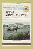 Matchbook Cover - Plain & Fancy Farm Bird in Hand PA 40 Strike