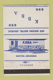 Matchbook Cover - KBBA Radio Benton AR 690 40 Strike