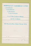 Matchbook Cover - Norwegian Caribbean Lines Cruise  40 Strike