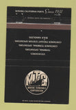 Matchbook Cover Marine Terminals Corp San Francisco San Diego CA WEAR 40 Strike