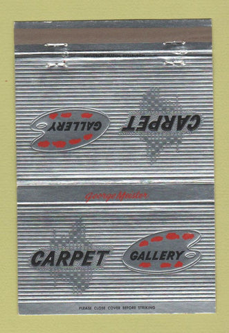 Matchbook Cover - Carpet Gallery Monroeville Wilkinsburg McKeesport PA 40 Strike
