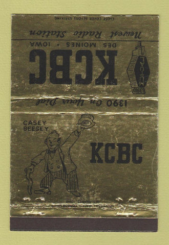 Matchbook Cover - KCBC Radio Des Moines IA 40 Strike