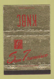Matchbook Cover - KNBC Radio San Francisco CA WEAR 40 Strike