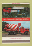 Matchbook Cover - York Stone Supply Concrete York PA 40 Strike