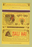 Matchbook Cover - Bali Hai Resort Motel Las Vegas NV 40 Strike
