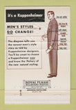 Matchbook Cover - Kuppenheimer Clothes Waterbury CT Fitzgerald Platt 40 Strike