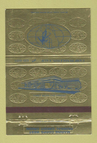 Matchbook Cover - Camp Pendleton CA Credit Union 40 Strike