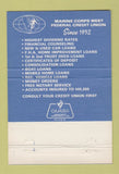 Matchbook Cover - Camp Pendleton CA Credit Union 40 Strike