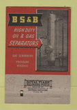 Matchbook Cover - Black Sivalls Bryston Oklahoma City OK Oil Well WEAR 40 Strike