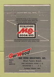 Matchbook Cover - Gar Wood Industries Washington DC 40 Strike