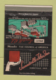 Matchbook Cover - Summitville Tiles OH WEAR 40 Strike