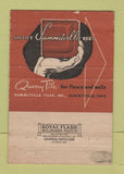 Matchbook Cover - Summitville Tiles OH WEAR 40 Strike