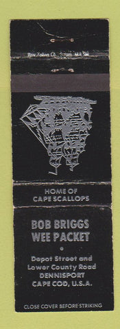 Matchbook Cover - Bob Briggs Wee Packet Dennisport PA WEAR