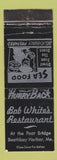 Matchbook Cover - Bob White's Restaurant Boothbay Harbor ME WEAR