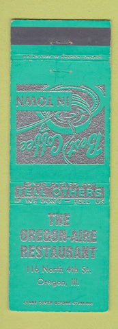 Matchbook Cover - Oregon Aire Restaurant Oregon IL