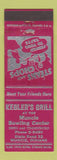 Matchbook Cover - Kegler's Grill Muncie IN