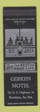 Matchbook Cover - Gerken Motel Plankington SD