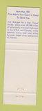 Matchbook Cover - Best Western Phil Town Inn Sturgis SD