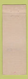 Matchbook Cover - Morel's Hotel Cafe Bar New Roads LA