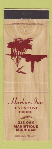 Matchbook Cover - Harbor Inn Manistique MI