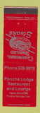 Matchbook Cover - Poncha Lodge Restaurant Poncha Springs Colorado